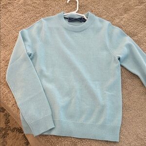 Vineyard Vines Boys Cashmere Light Blue Crewneck Sweater